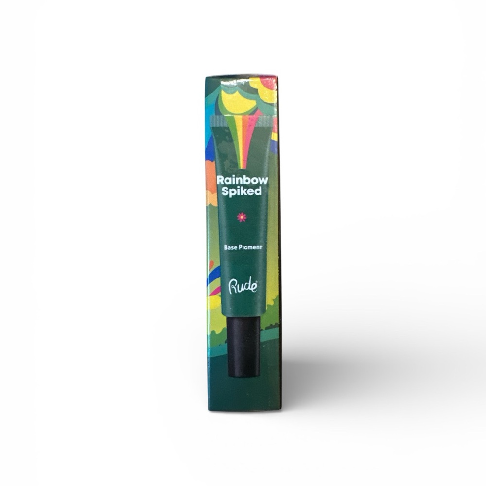 RUDE Rainbow Spiked Base Primer in Colorful Packaging